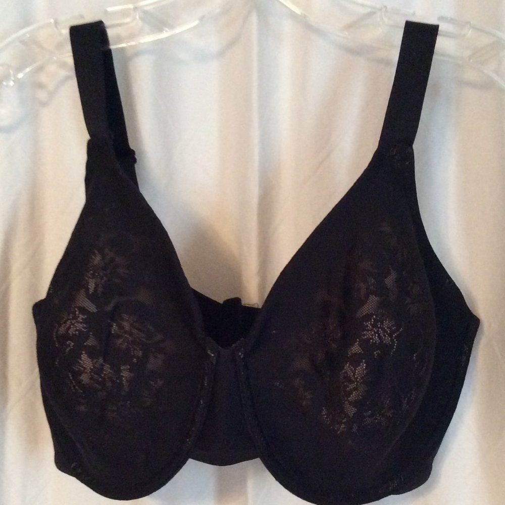 Vanity Fair Black Lace Bra